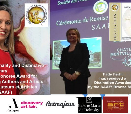 AFRICA-VOGUE-COVER--Fady-Ferhi-Contemporary-Artist-received-Honoree-Award-for-French-speaking-Authors-and-Artists -by-Société-des-Auteurs-et-Artistes-Francophones-SAAF
