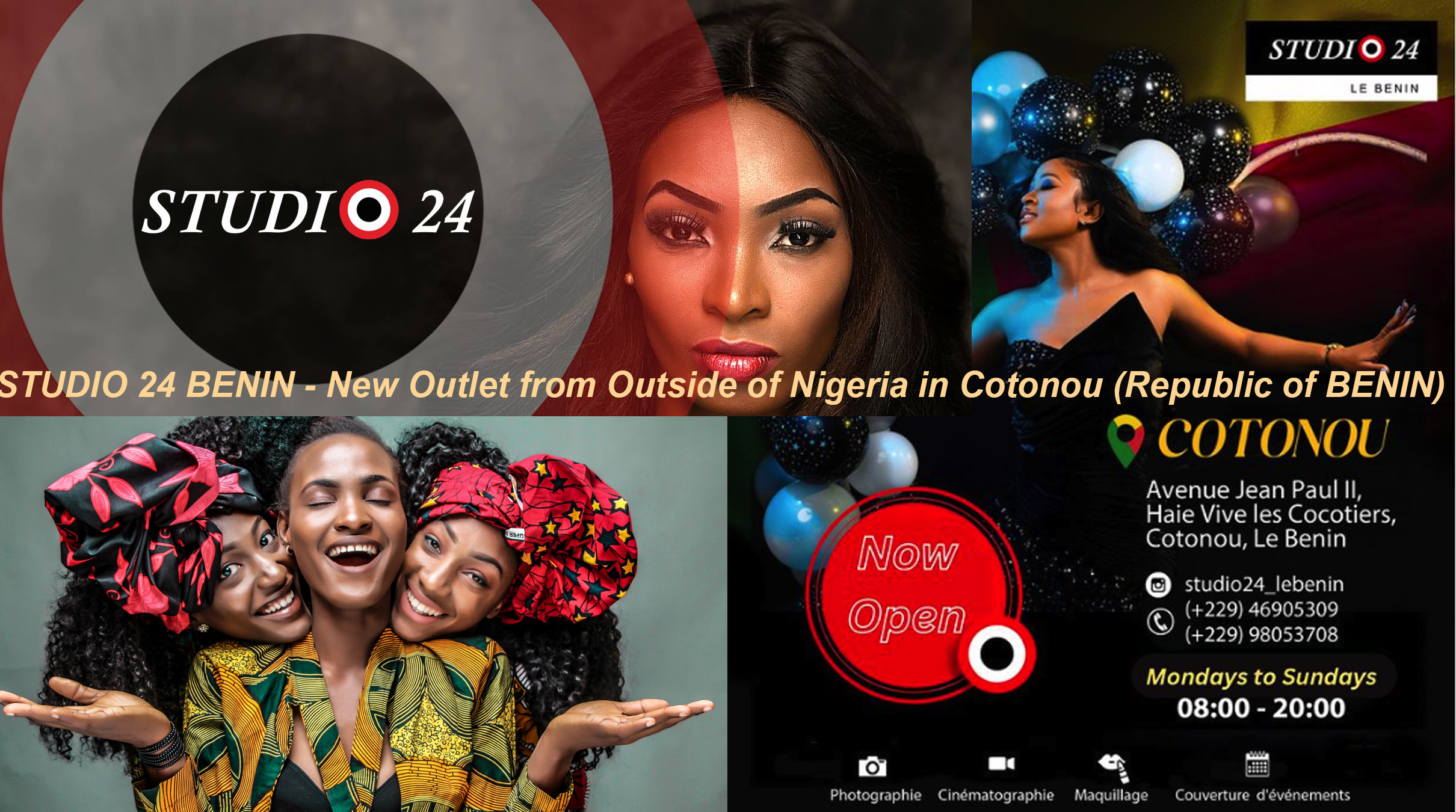 STUDIO 24 BENIN – New Outlet from Outside of Nigeria in Cotonou (Republic of BENIN)