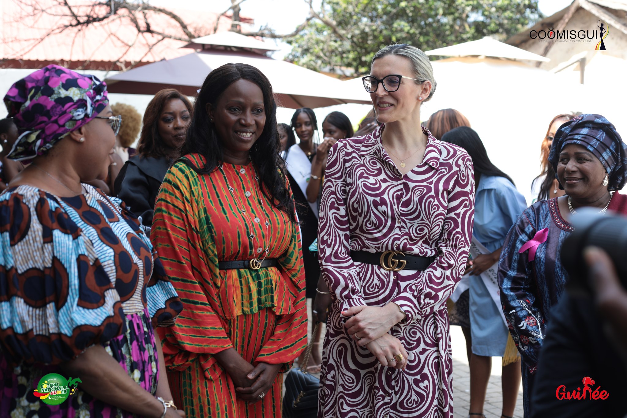 COOMISGUI 2023 by Aminata DIALLO - Visit the Candidates Residence Miss GUINEE 2023  - A very Welcoming for Madame Lauriane Doumbouya, the First Lady of the Guinee Republic & Madame Aicha Nanette Conté, Aicha Nanette Conté