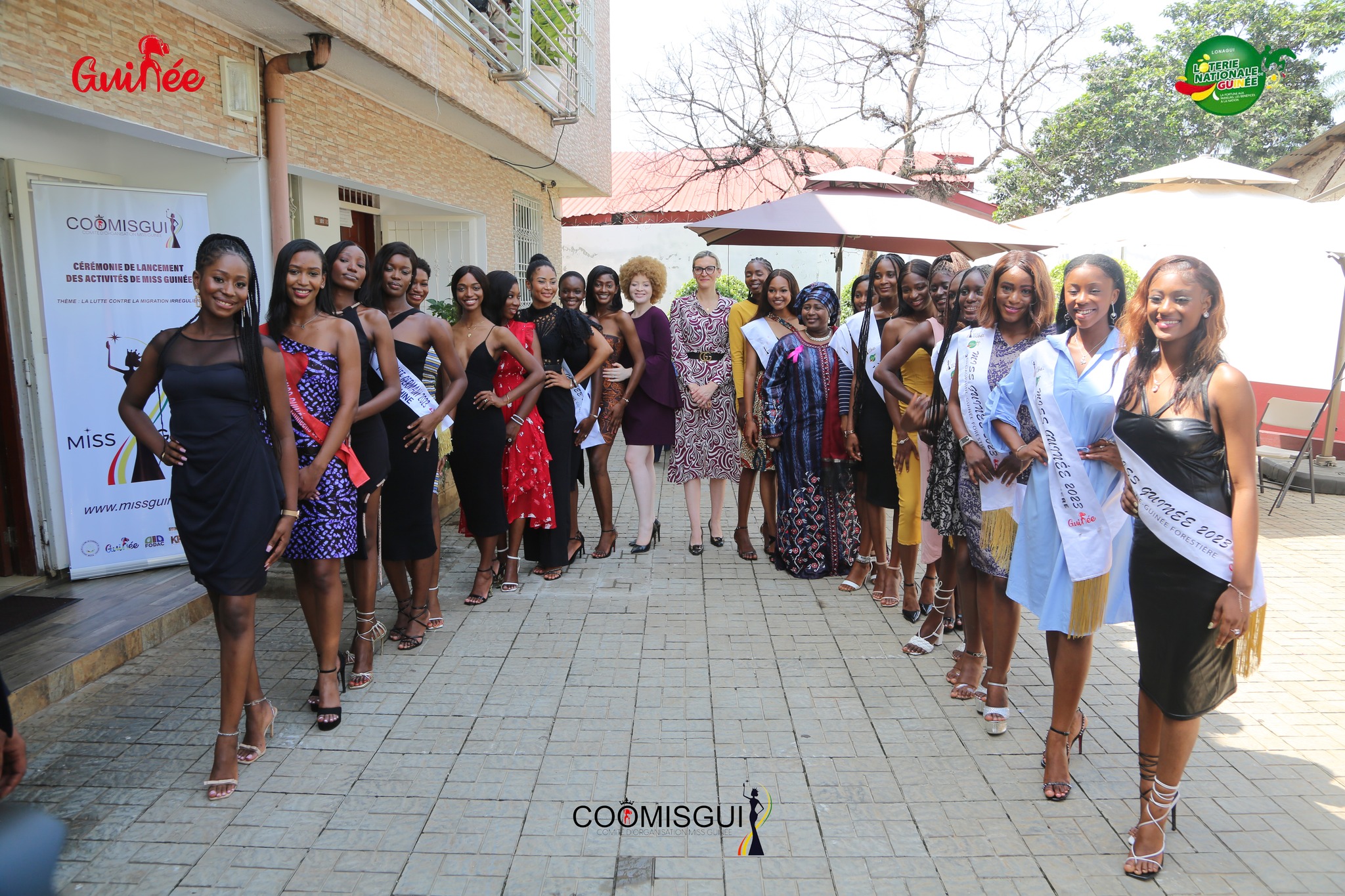 COOMISGUI 2023 by Aminata DIALLO - Visit the Candidates Residence Miss GUINEE 2023  - A very Welcoming for Madame Lauriane Doumbouya, the First Lady of the Guinee Republic & Madame Aicha Nanette Conté, Aicha Nanette Conté