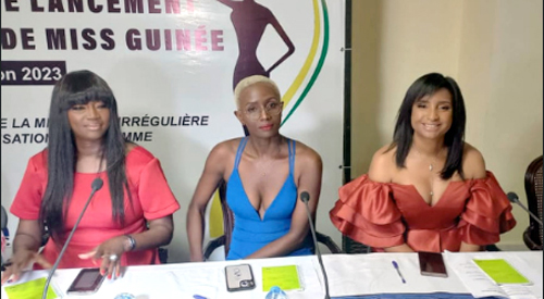 Press conference to announce the details of the Miss Guinea 2023 pageant