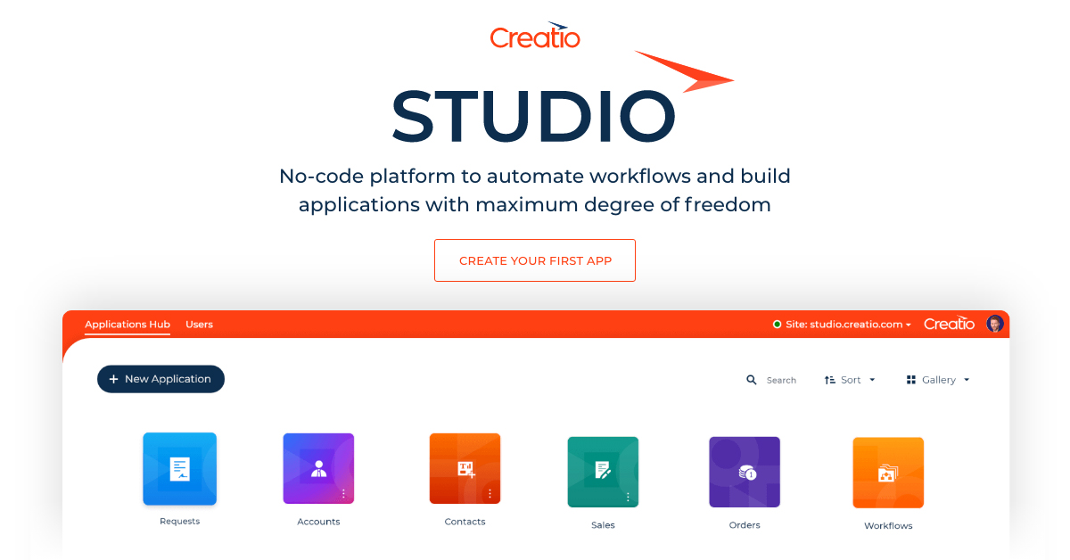 NO-CODE-CRM-Creatio-Studio-PLATFORM-TO-AUTOMATE-WORKFLOWS-AND-BUILD-APPLICATIONS