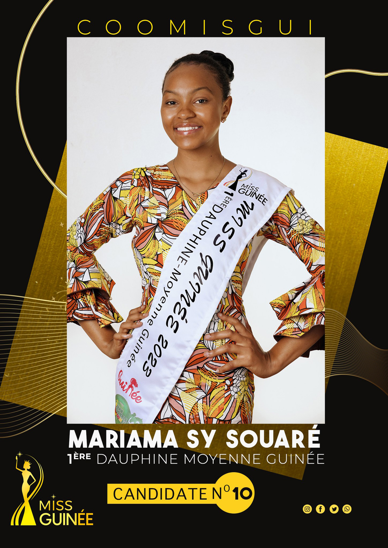 The-Comity-of-COOMISGUI-Mrs-AMINATA-DIALLO -presents-the-Finalist-of-MISS-GUINEE-2023-Miss-MARIAMA-SY-SOUARErepresenting-FIRST-RUNNER-Miss-MOYENNE-GUINEE-CANDIDATE-Number-10-DN-AFRICA MEDIA PARTNER