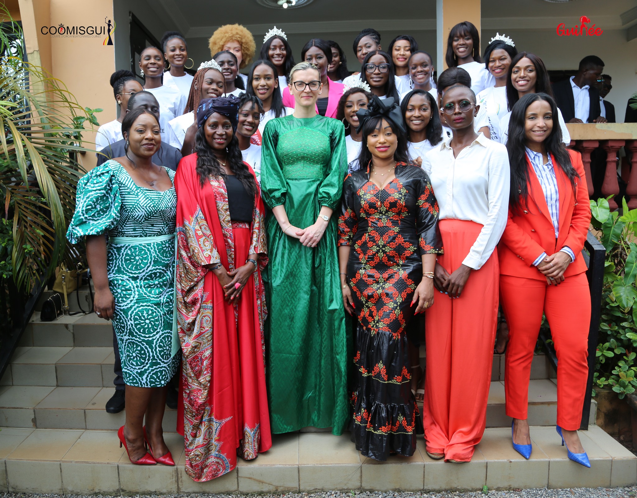 VISIT OF-THE-FIRST-LADY-MRS-DAURIANE-DOUMBOUYA-MISS-GUINEE 2023-IN-CENTER-KAPAAF-OFFICIAL PICTURE