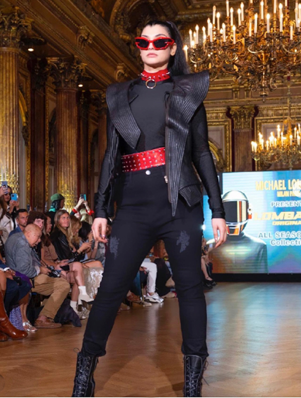AEFW (ASIAN EUROPEAN FASHION WEEK) presents Geeta Batlanki - The showstopper for the King of Leather Michael LOMBARD - MC SOLO - PFW SS24 - WESTIN PARIS VENDOME