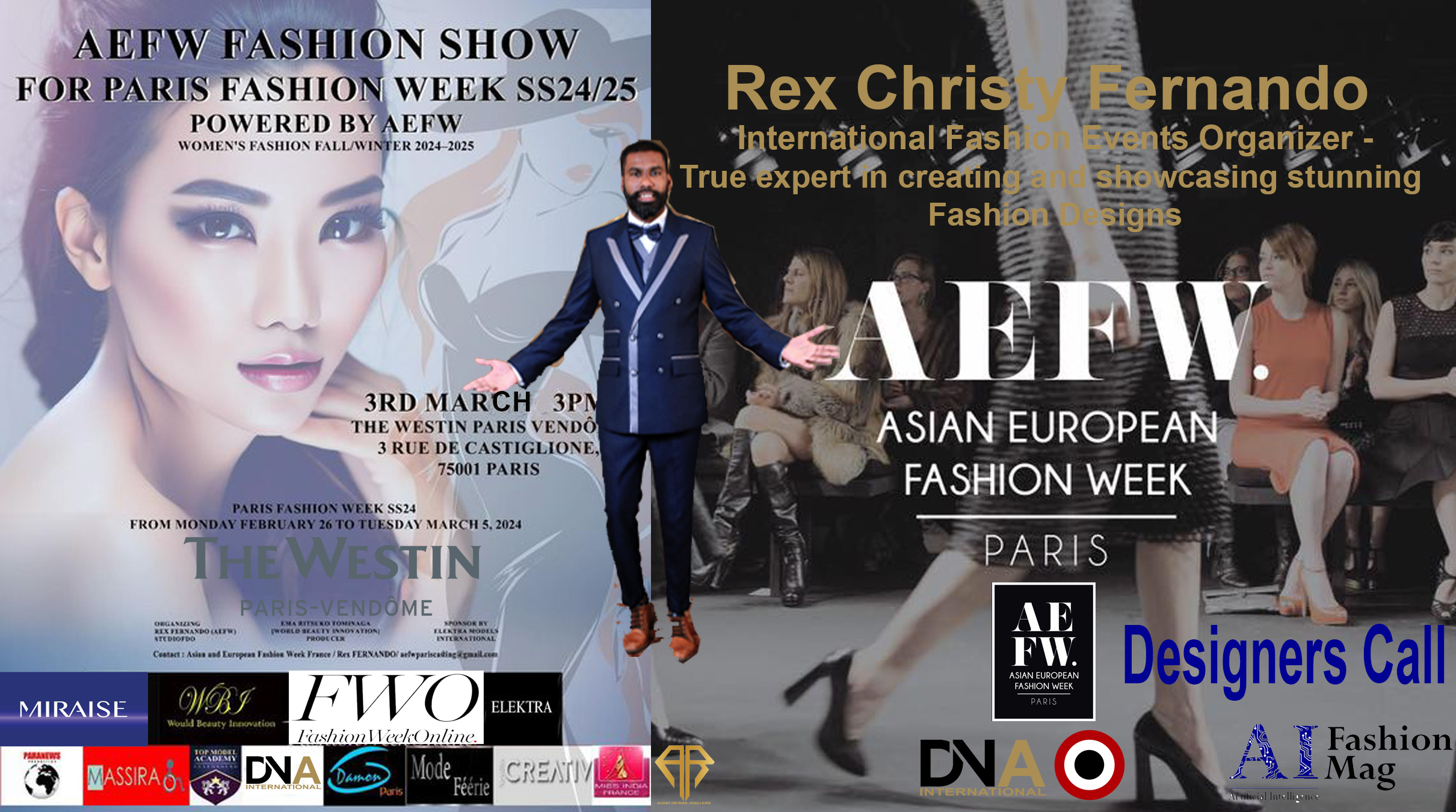 Rex Christy Fernando – International Fashion Events Organizer – True expert in creating and showcasing stunning Fashion Designs