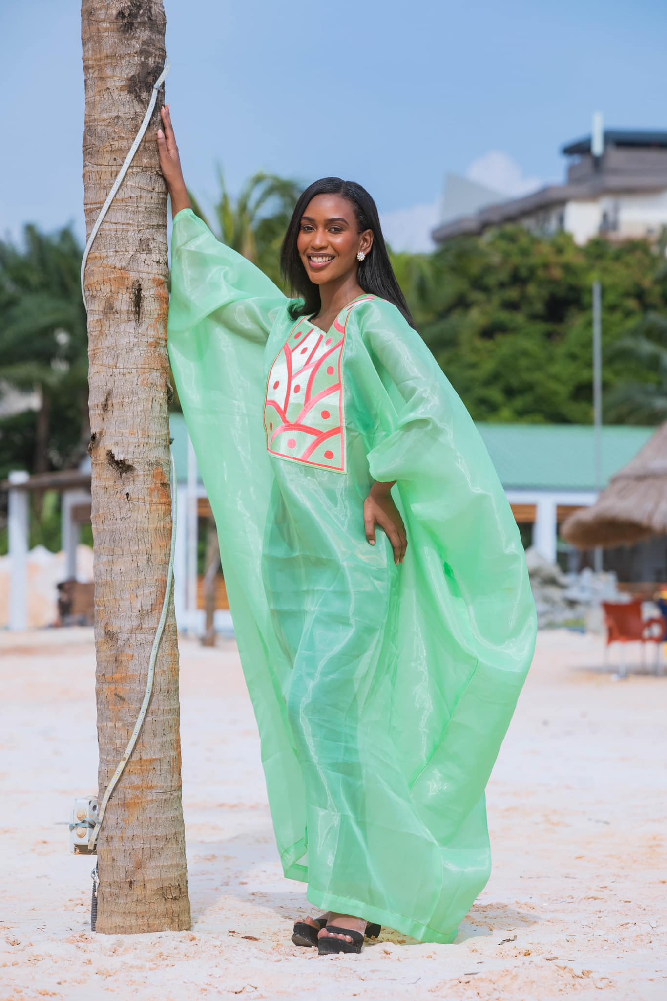 Kaadè Collection Design by Binta DIALLO - The Miss GUINEE 2023 Contestants Photoshoot - Sponsored by the National Office of Guinean Leisure - Camayenne Beach - DN-AFRICA MEDIA PARTNER