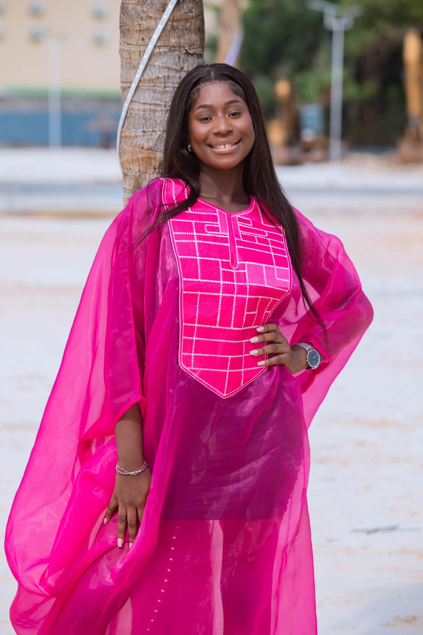 Kaadè Collection Design by Binta DIALLO - The Miss GUINEE 2023 Contestants Photoshoot - Sponsored by the National Office of Guinean Leisure - Camayenne Beach - DN-AFRICA MEDIA PARTNER