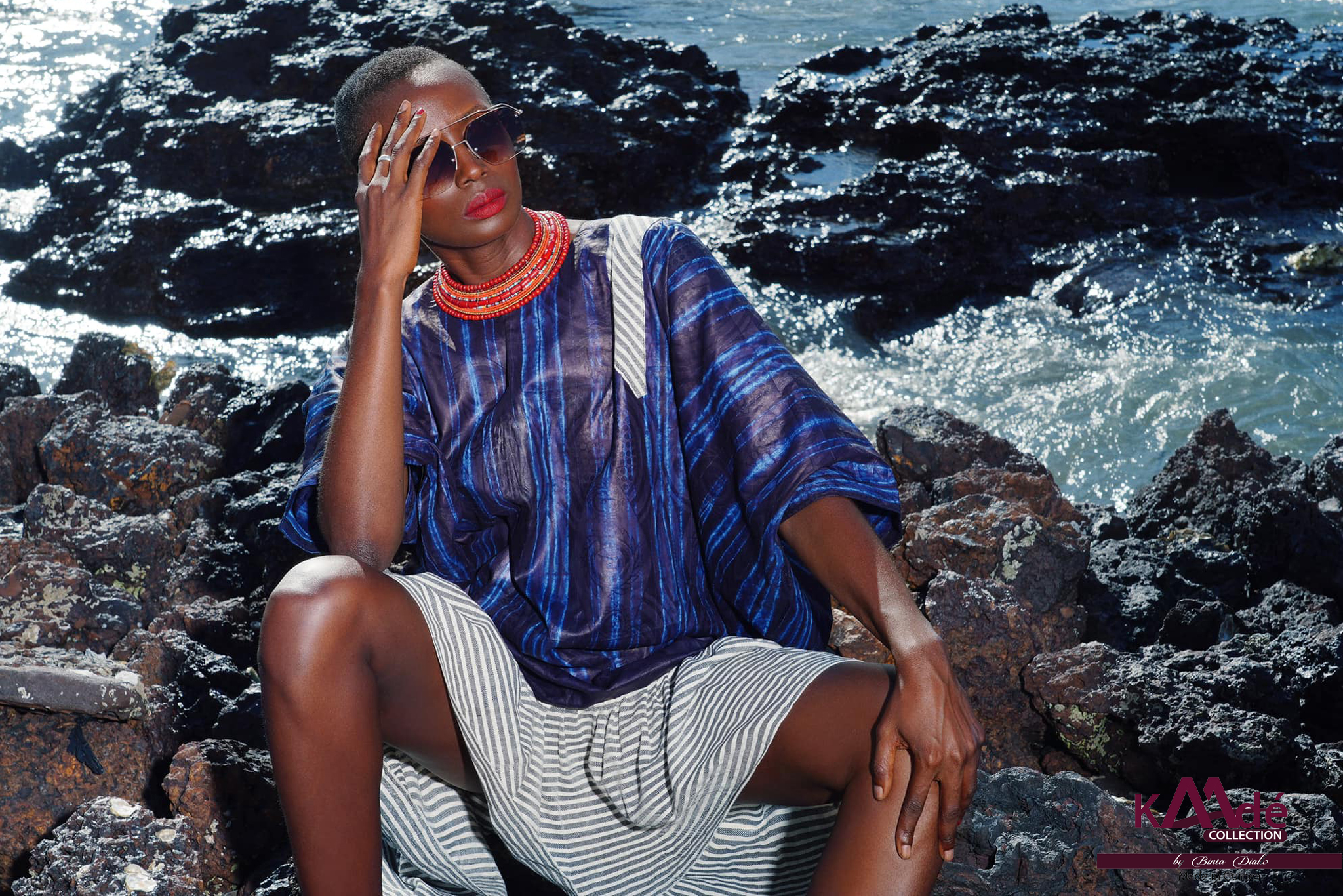 KAADE COLLECTION - An AFRICAN SUMMER - Model  Binta Diallo - Photo  Laurent Elie Badessi - KAADE Collection