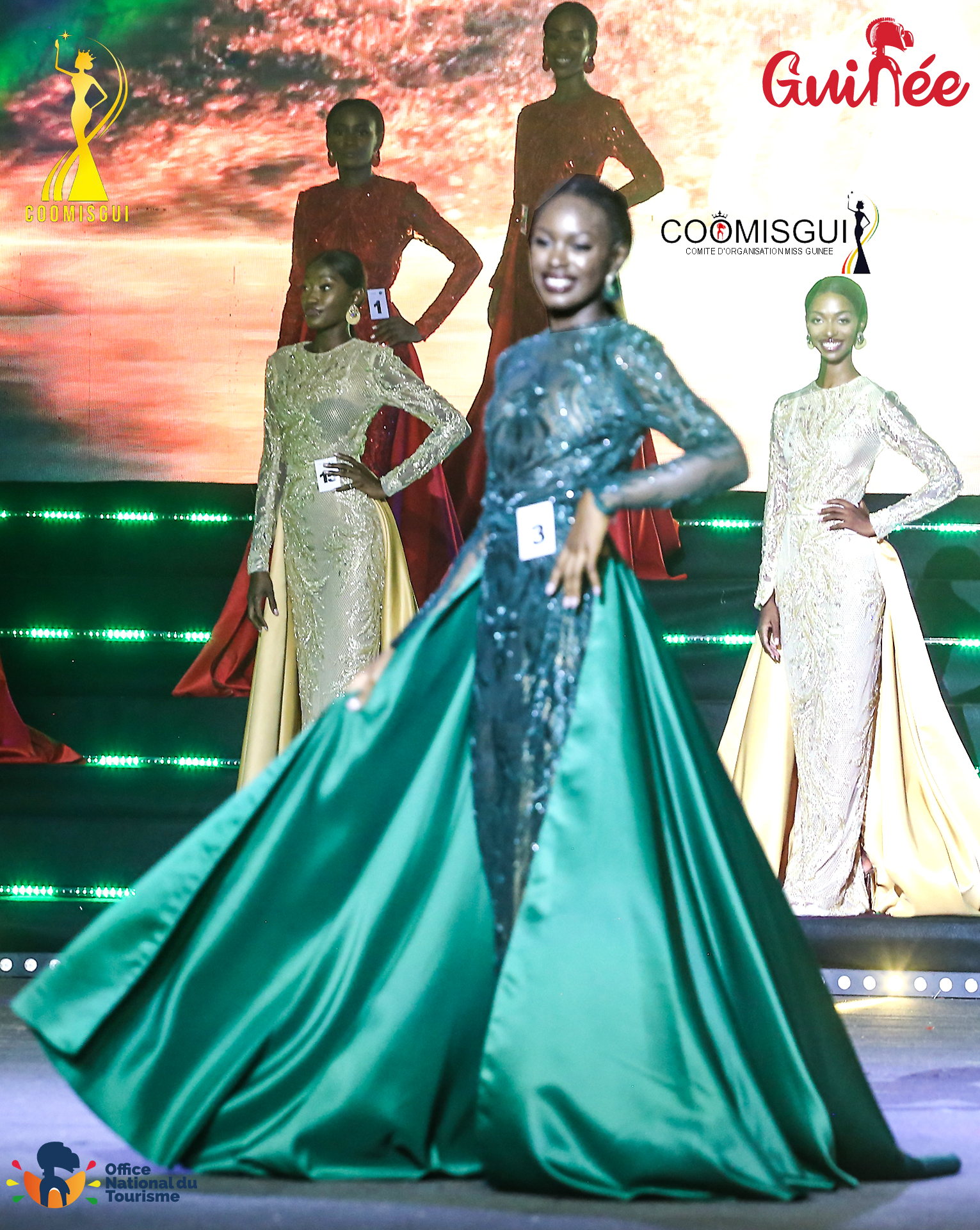 Miss Guinee 2023 Edition 12 - The Final - Under the patronage of the First Lady of Guinee Republic, her excellency Mrs LAURIANE DOUMBOUYA - Artistic Director & Designer Elie KUAME -