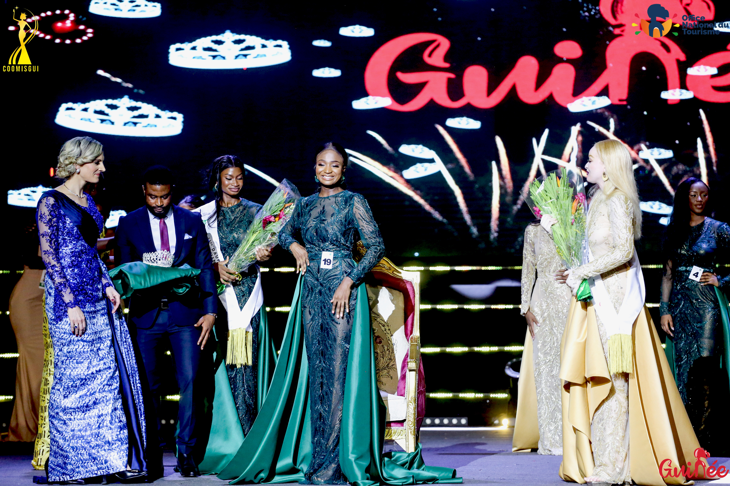 SARAN-KOUROUMA-MISS-GUINEE-2023-EDITION-12 - Saran Kourouma, 1st runner-up Conakry 2023 who becomes Miss Guinea 2023, succeeding Mariame Touré, Miss Guinea 2019 - 1st Runner-up Hadja Kadiatou Condé Miss Conakry 2023 - 2nd Runner-up Aïssatou Dioumo Diallo Miss Alby Beauty 2023 - DN-AFRICA MEDIA PARTNER