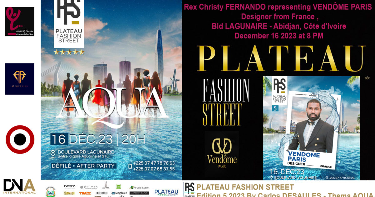 AFRICA-VOGUE-COVER-Plateau-Fashion-Street-5-by-Carlos-DESAULES-Thema-AQUA-Rex-Christy-FERNANDO-representing-VENDÔME-PARIS-Designer-from-France-DN-AFRICA-DN-A-INTERNATIONAL-Media-Partener