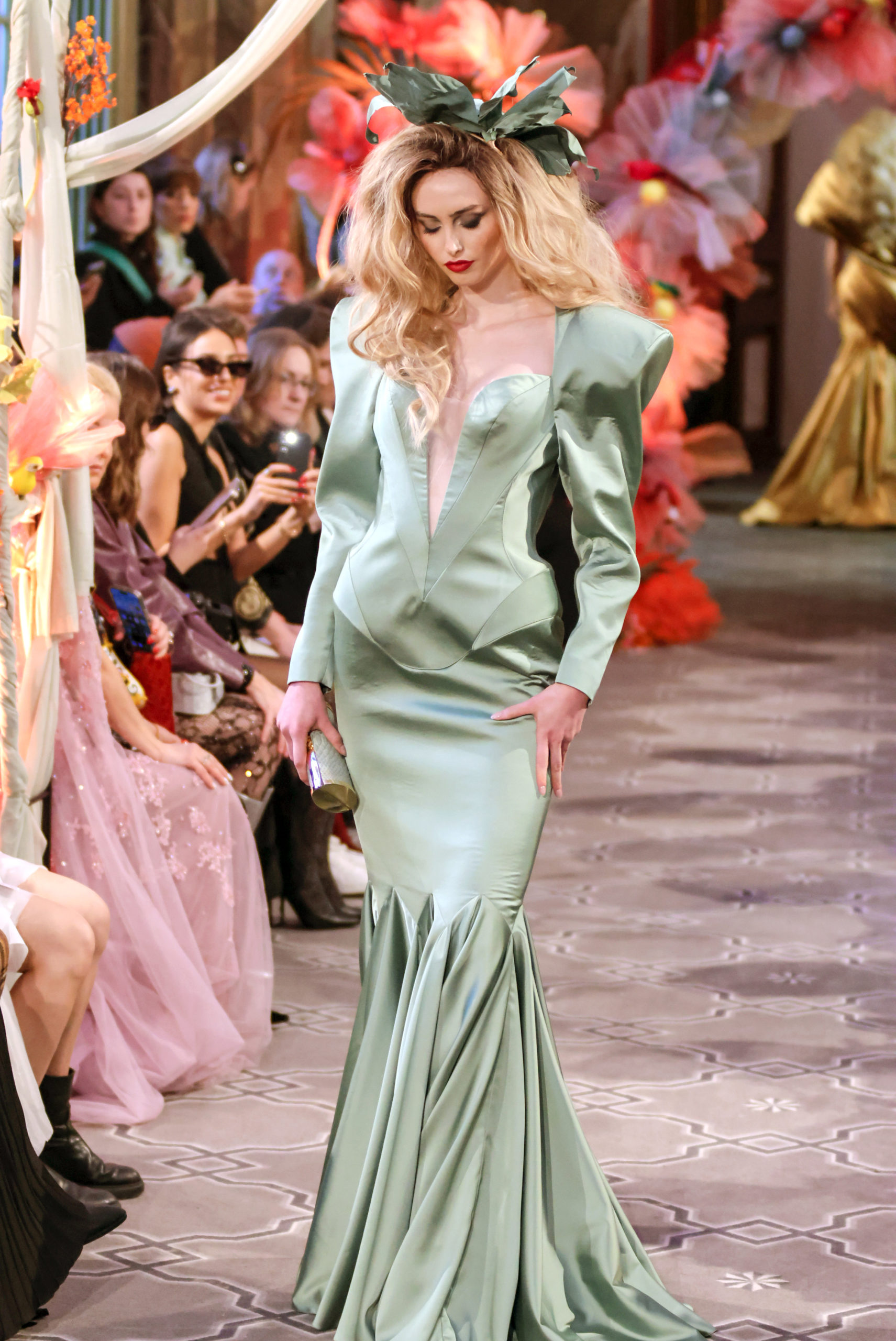 LENA ERZIAK SS24 Couture Collection - Les Jardins de Luisa Casati PFW SS24 - PR Mephistopheles Productions