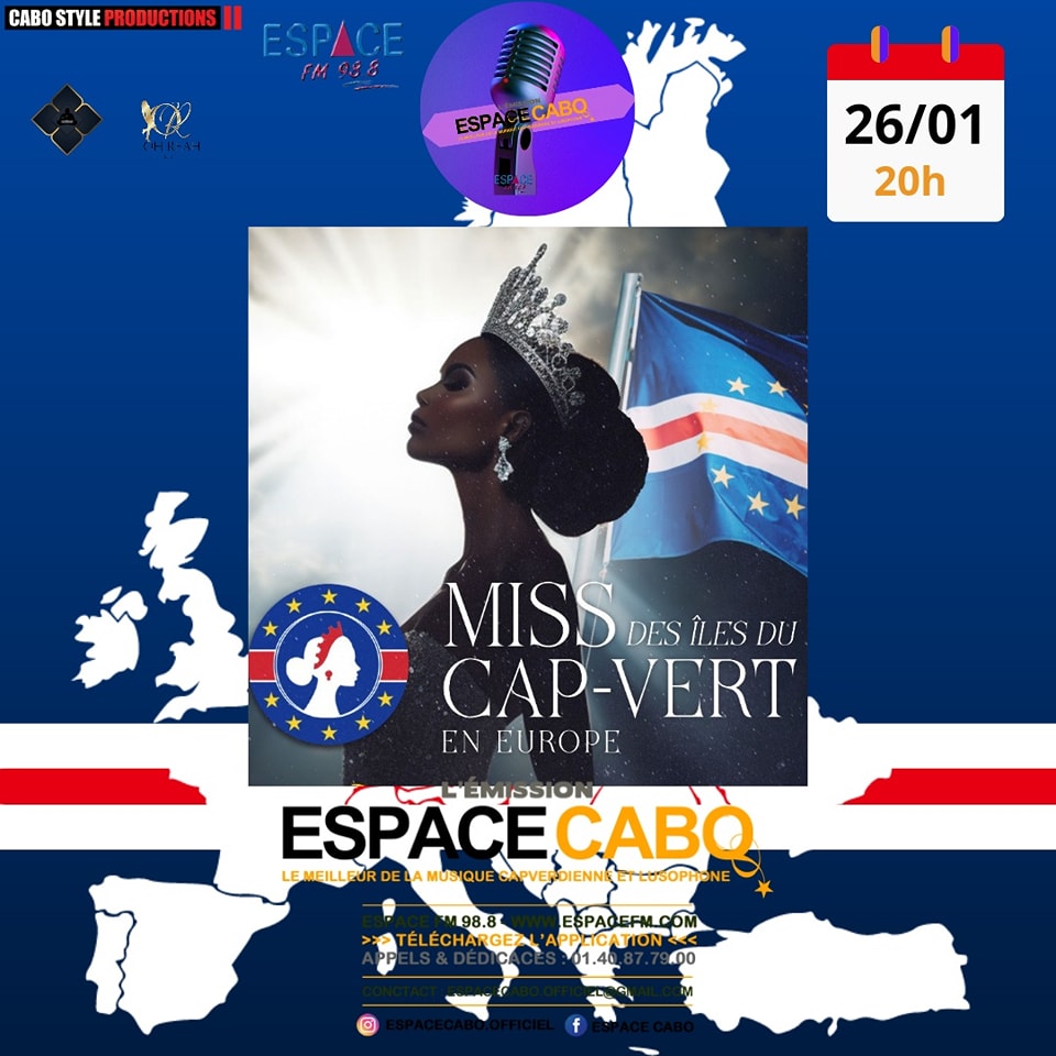 MISS CAP VERT DES ILES EUROPE- FIRST EDITION 2024 _ ESPACE CABO OFFICIEL