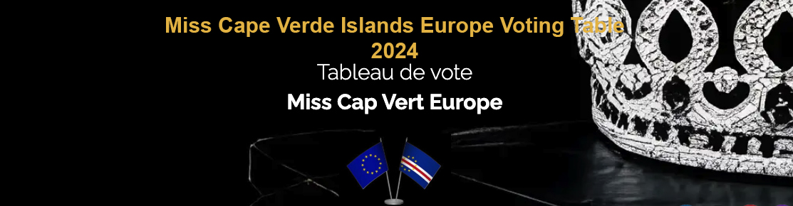 Miss Cape Verde Islands Europe Voting Table 2024