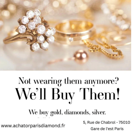 Buy and Sell Gold, Platinum, and Diamond in ACHAT OR PARIS