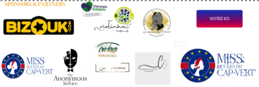 Miss Cap Verde Islands in Europe -  Miss Cap Verts des Îles en Europe - Edition 1 -Sponsors and Partners