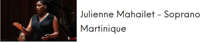 National Final of the Concours Voix des Outre-mer 2024 - Julienne Mahailet - Soprano from Matinique