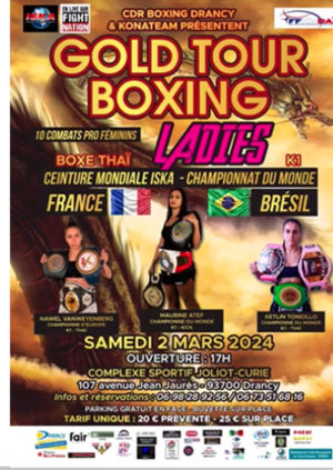 AFRICA-VOGUE-COVER-CDR -BOXING-DRANCY-&-KONATEAM-presents-GOLD-TOUR-BOXING-LADIES-Championship-&-ISKA-World-Champion-Kickboxing -2024-DN-AFRICA-Media-Partner