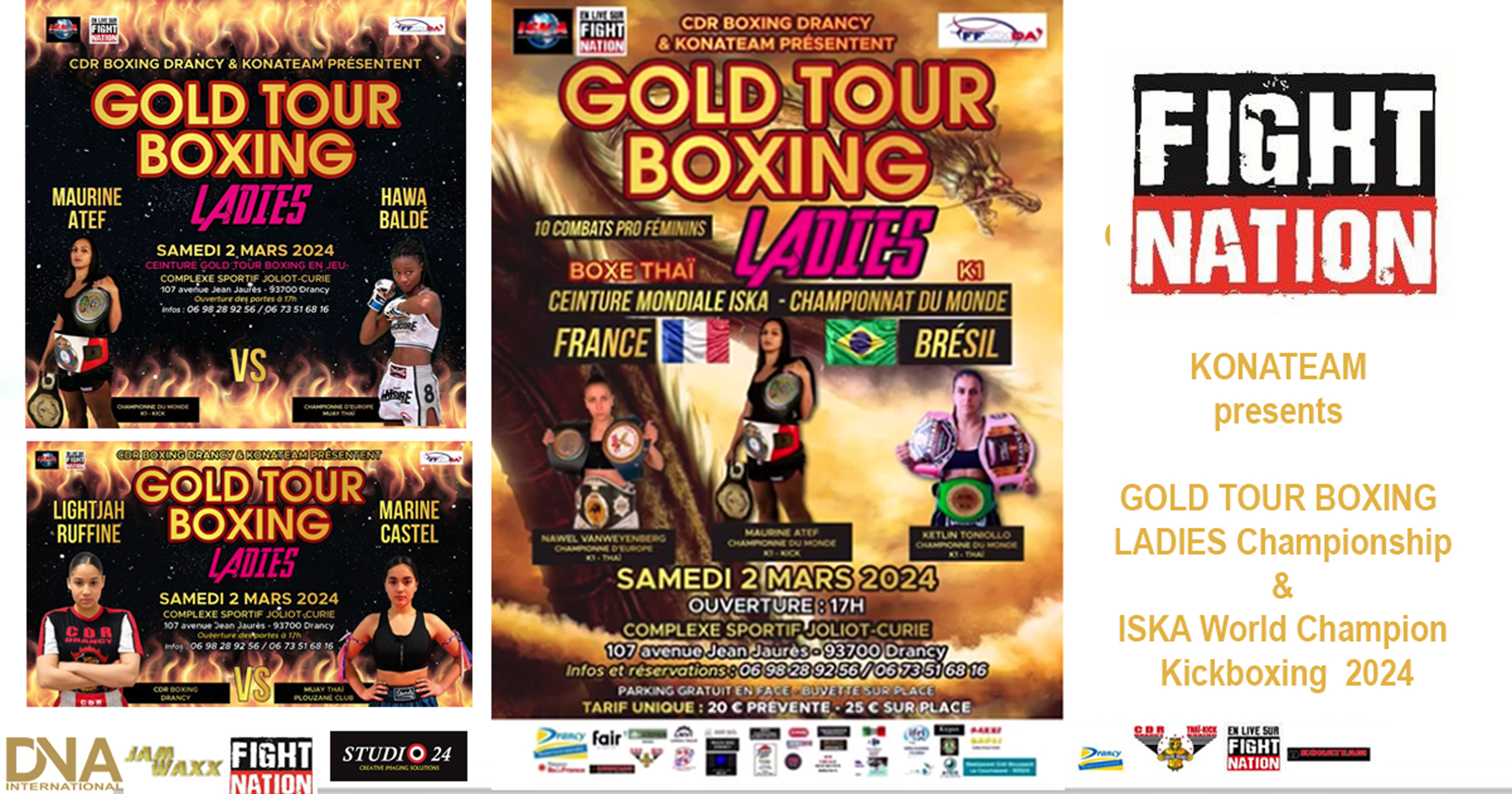 AFRICA-VOGUE-COVER-CDR -BOXING-DRANCY-&-KONATEAM-presents-GOLD-TOUR-BOXING-LADIES-Championship-&-ISKA-World-Champion-Kickboxing -2024-DN-AFRICA-Media-Partner