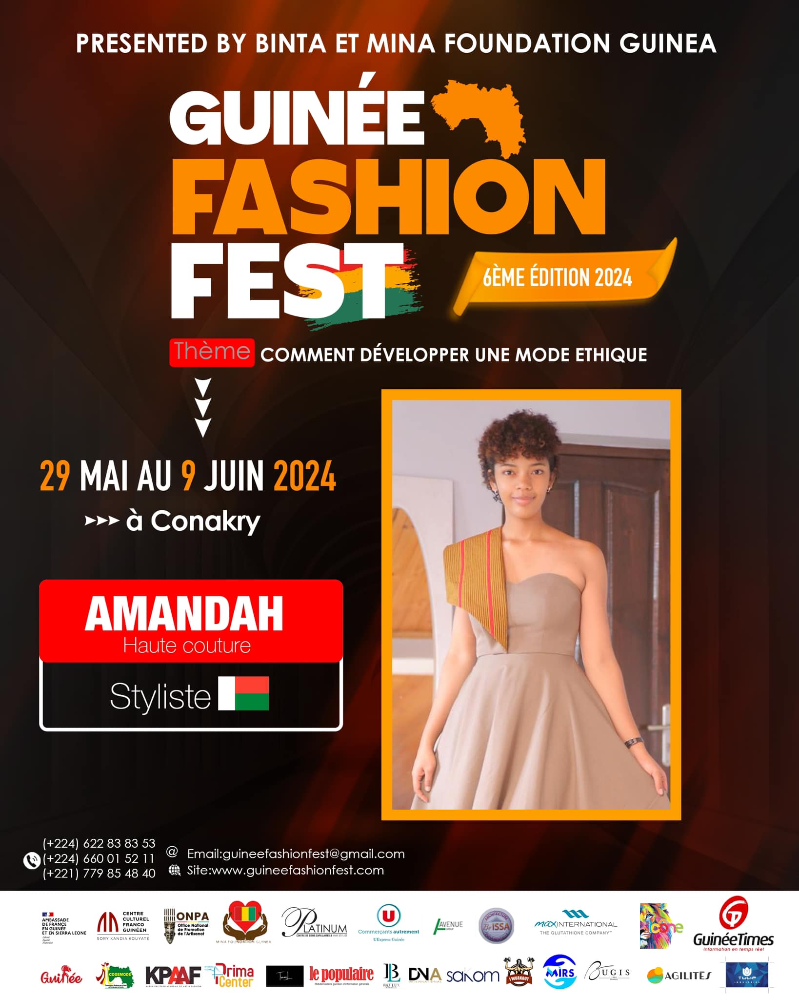 GUINEE FASHION FEST - AMANDAH FROM MADAGASCAR