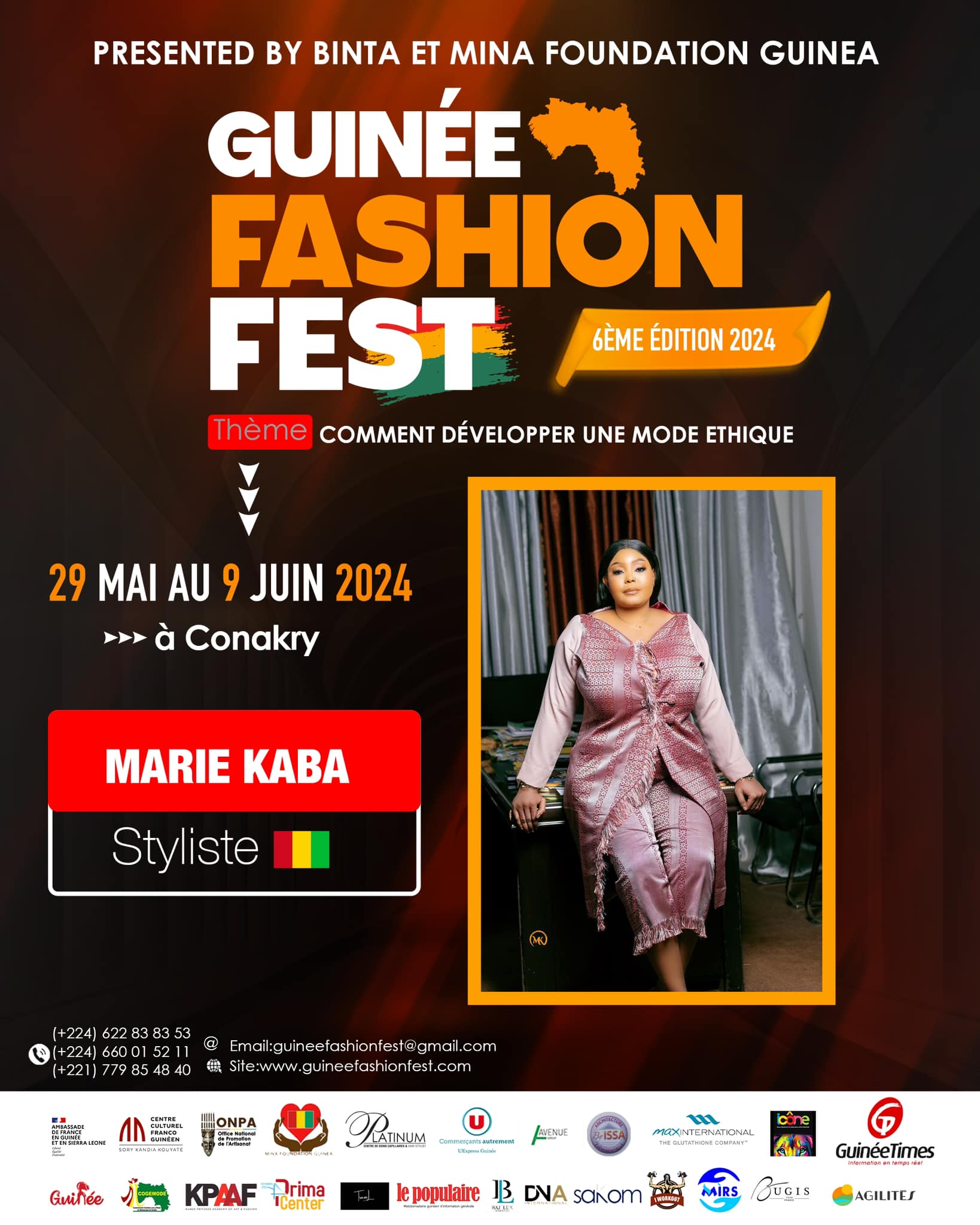 GUINÉE FASHION FEST PRESENTS MARIE KABA FROM MALI