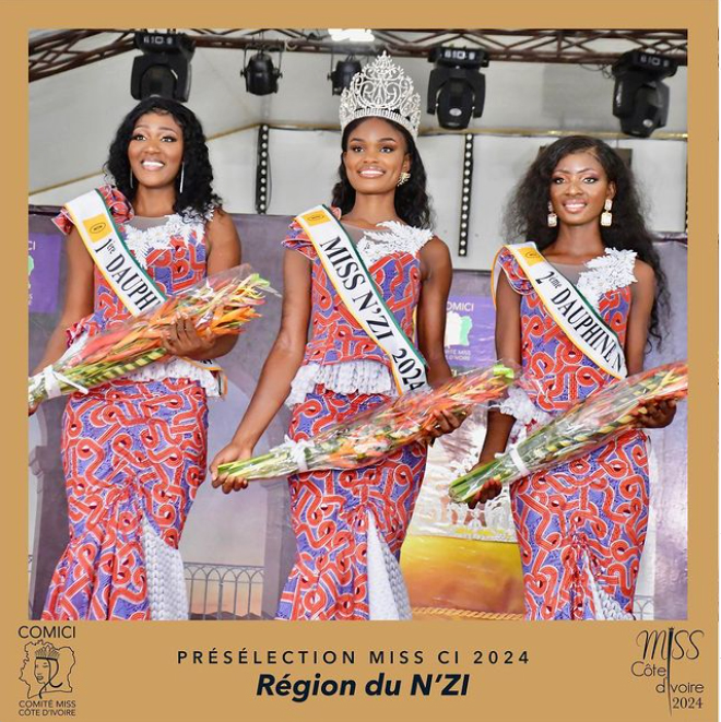 In-the-N'Zi-region,-Miss-Trazié-Marie-Rose-(21---1-m-78)-was-honored-with-the-precious-distinction-of-Miss-Dimbokro-2024.-Succeeding-title-holder-Mylene-DJIHONY.-This-year,-Miss-Ouattara-Roxane-