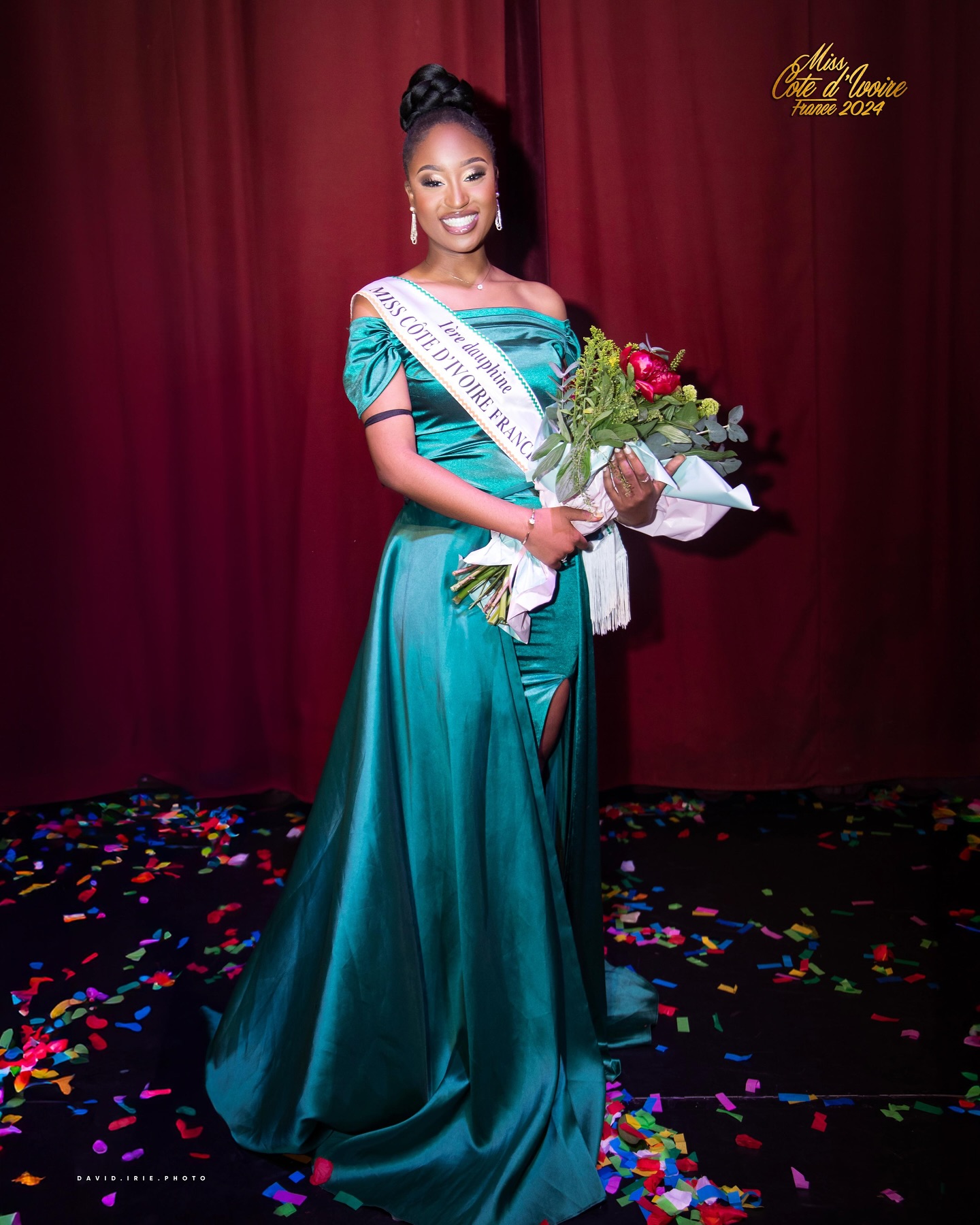 Miss Cote d'Ivoire France Committee - Introducing Joueriatou CHÉRIF HAIDARA, 21, elected first runner-up for Miss Ivory Coast France.