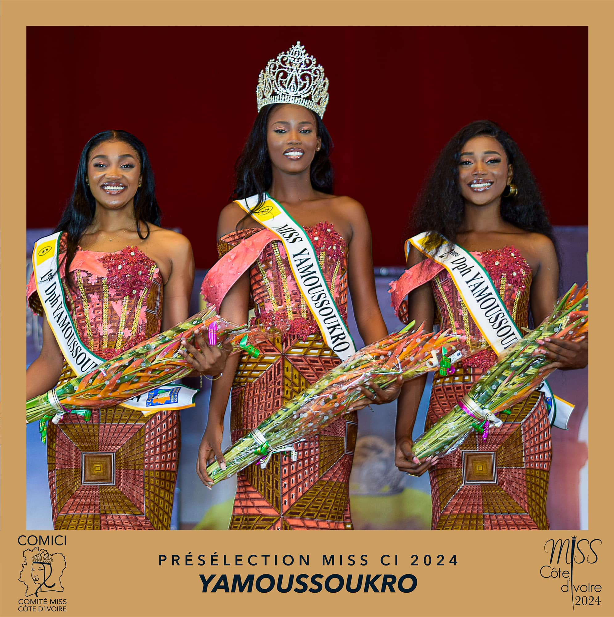 Preselection 9 Miss Cote d'Ivoire 2024 -  Finalist  Miss Yamoussoukro from District Yamoussoukro- Miss KONATE Dadida