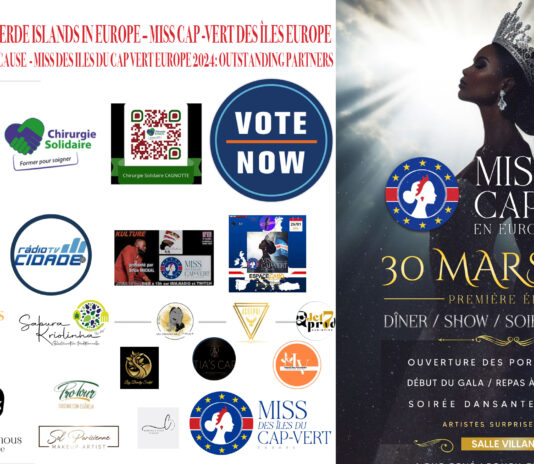 Miss Cap Vert des Îles Europe - Edition 1 and the Esteemed Sponsors and Partners