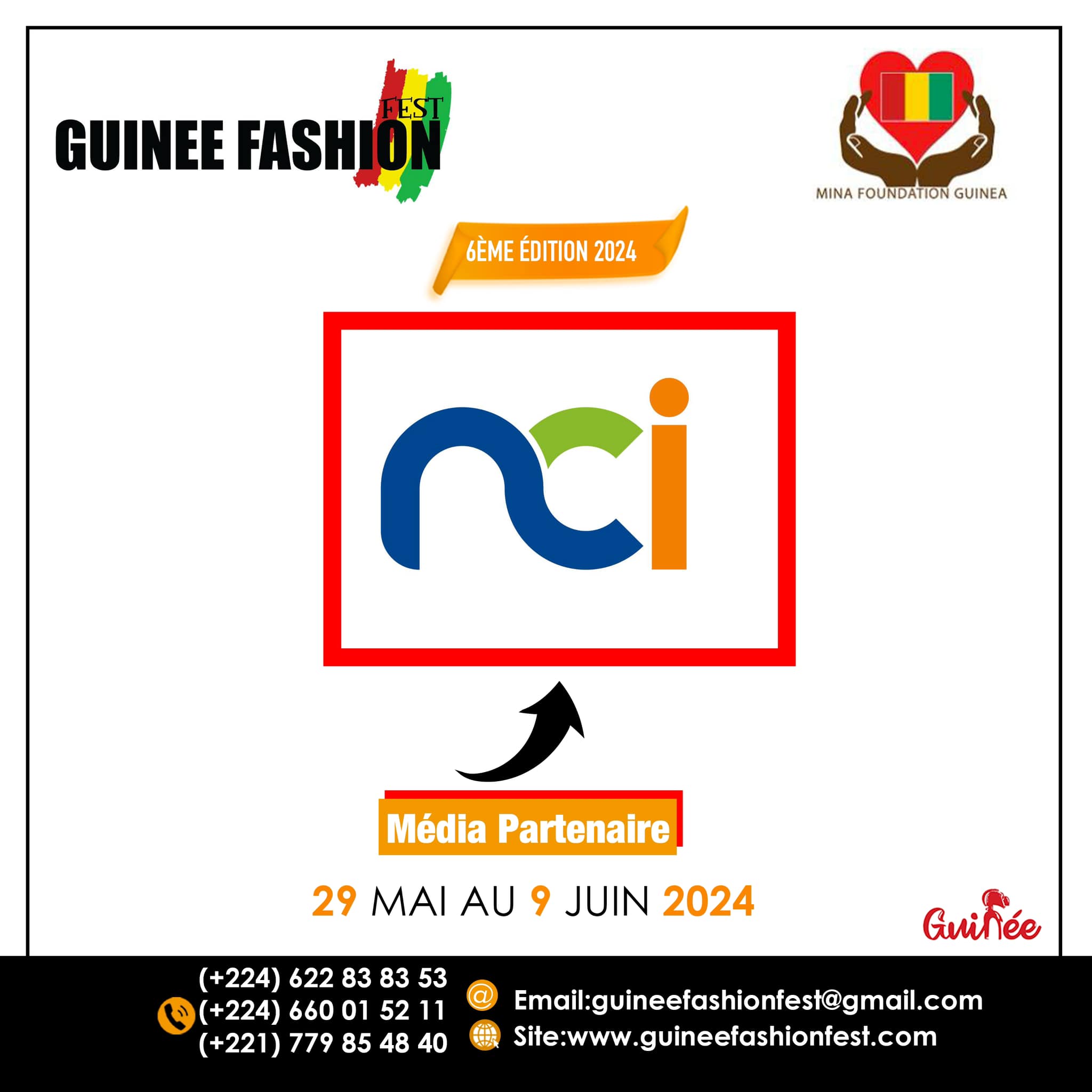 guinee fashion fest - NCI - MEDIA PARTNER
