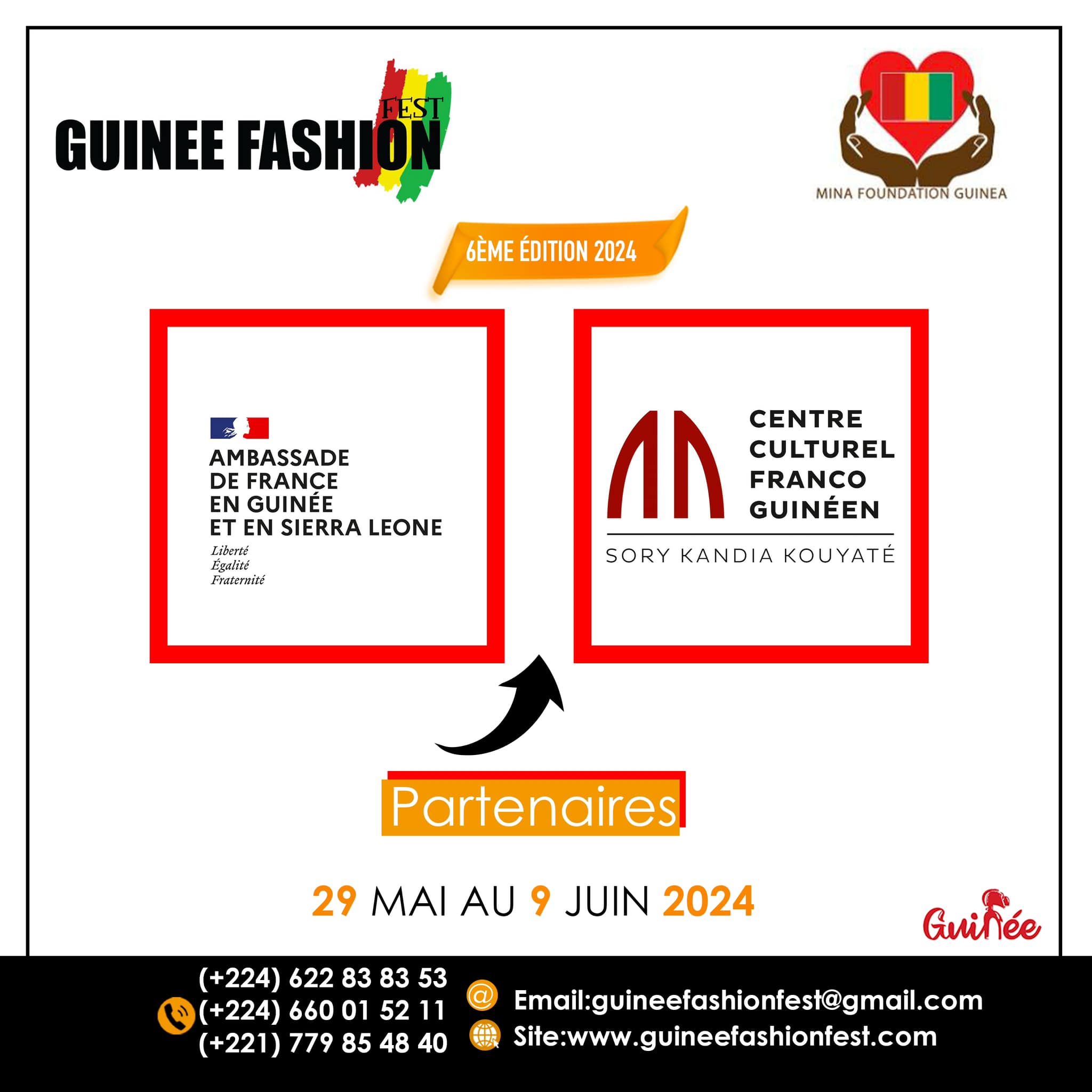 GUINEE FASHION FEST -6EME EDITION - OFFICIAL PARTNERS