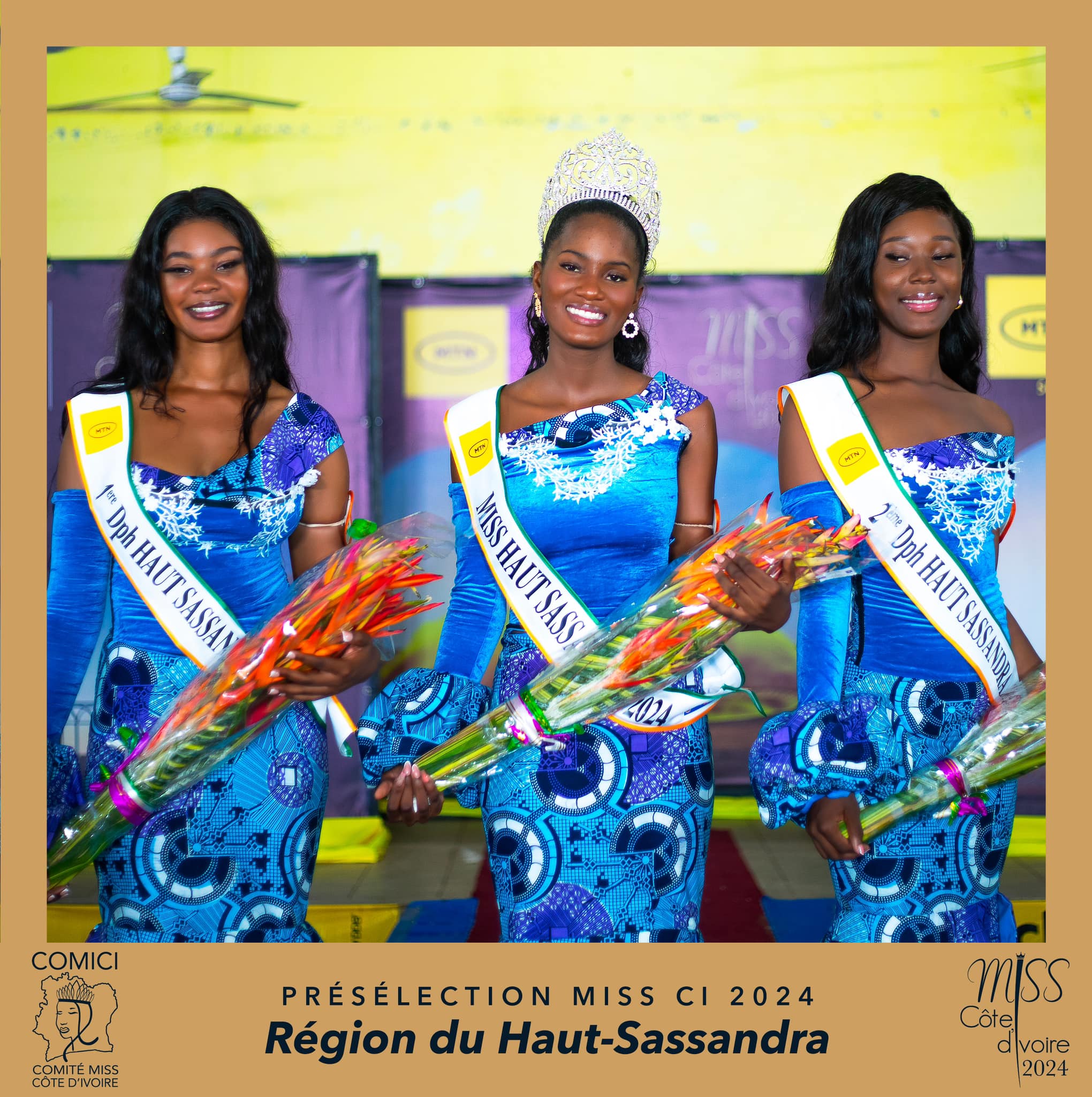 Preselection 8 Miss Cote d'Ivoire 2024 -  Finalist   Miss Haut Sassandra - District of Daloa - Miss YAO Oceane - April 20 2024