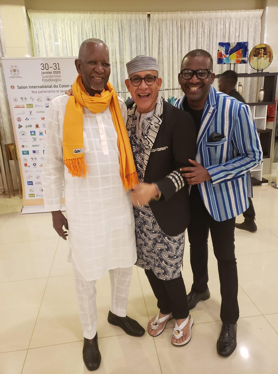 NTA- NUIT DU TEXTILE AFRICAIN A BAMAKO - SPECIAL GUEST-PATHE'O NELSON MANDELA'S DESIGNER - ALPHADI THE PRINCE OF THE DESERT AND SOROBIS