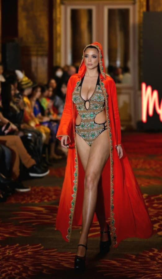 Manish VAID Design - Couture Collection Swimsuit Luxury Brand - PFWSS25 -PARIS Fashion Week WestIn Vendôme