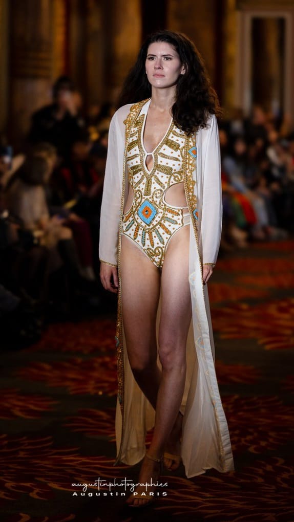 Manish VAID Design - Couture Collection Swimsuit Luxury Brand - PFWSS25 -PARIS Fashion Week WestIn Vendôme 