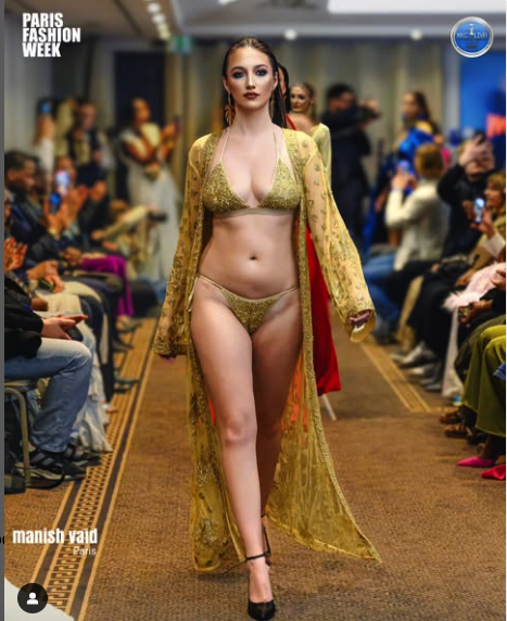 Manish VAID Design - Couture Collection Swimsuit Luxury Brand - PFWSS25 -PARIS Fashion Week