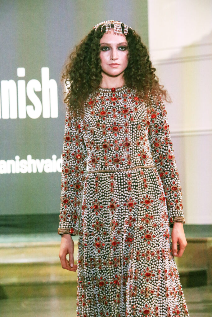 Manih VAID Luxury Swimwear Interntional Designer - Manish-Vaid's-Enchanting-AW25-Couture-Collections-Dazzle-at-Hôtel-de-l'Industrie-During-Paris-Fashion-Week-on-International-Women's-Day - Swim Sweat Internationl Luxury Brand