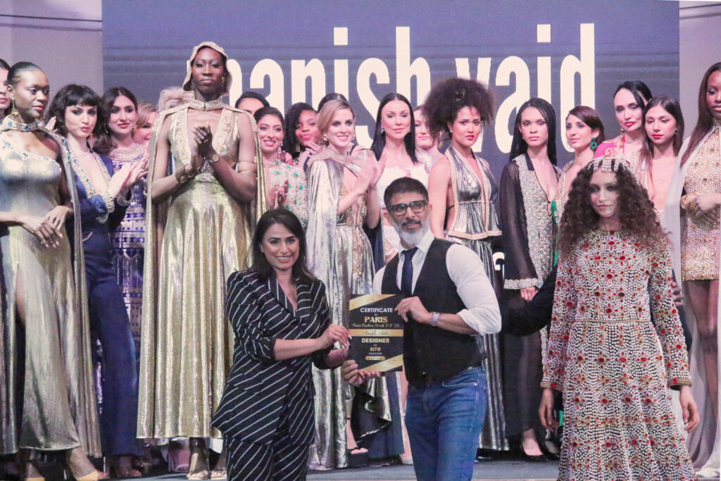 Manih VAID Luxury Swimwear Interntional Designer - Manish-Vaid's-Enchanting-AW25-Couture-Collections-Dazzle-at-Hôtel-de-l'Industrie-During-Paris-Fashion-Week-on-International-Women's-Day - Swim Sweat Internationl Luxury Brand