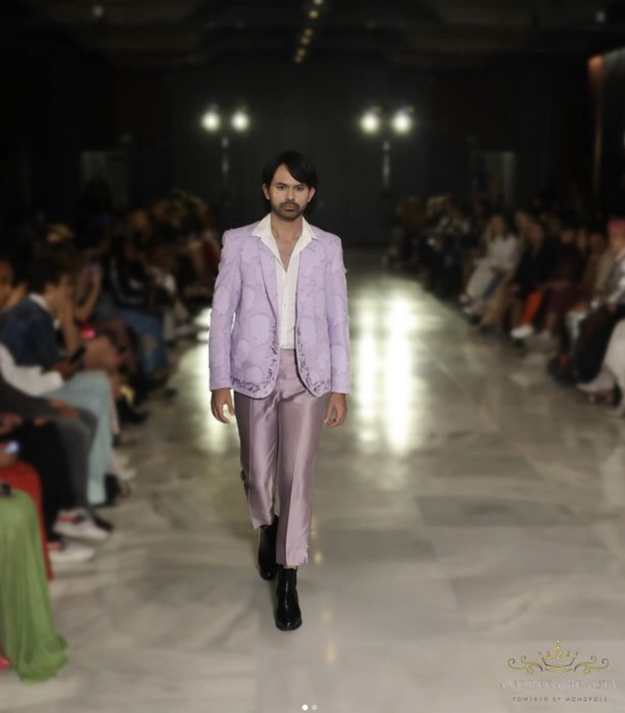 Abdul Majid at Milan Fashion -  Week SS25 - Majid DESIRE Couture Collection - AEFW FASHION SHOW