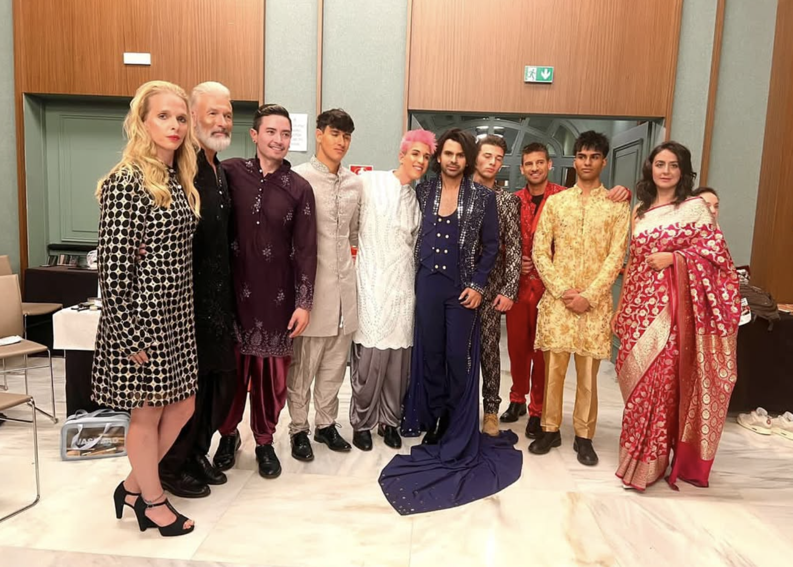 Abdul Majid at Milan Fashion -  Week SS25 - Majid DESIRE Couture Collection - AEFW FASHION SHOW