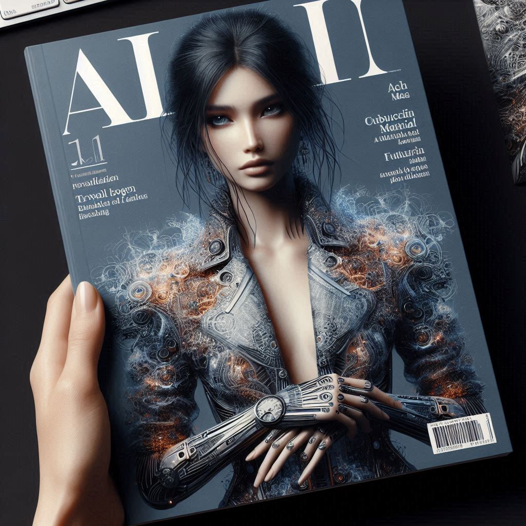 AI FASHION MAG - EDITORIAL COVER SS25