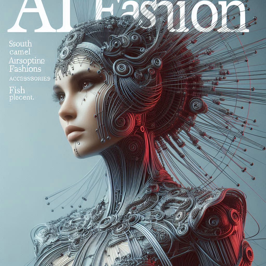 AI FASHION MAG COVERS SS2025 Couture Collection by Zoubida Yasmine TALEB