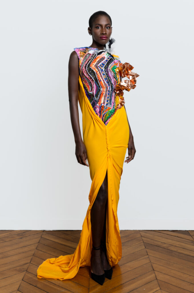 Angelo-Fair-Couture-Yellow-Painting the Moon COUTURE SS 2025 Feuza DIOUF - Couture Dress 