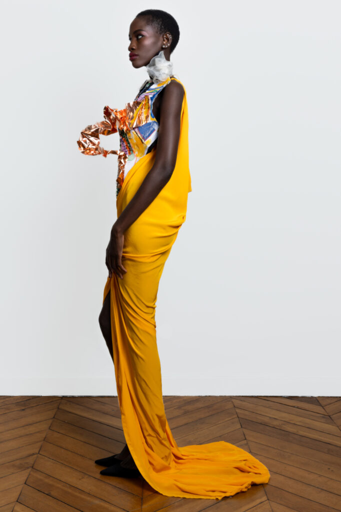 Angelo-Fair-Couture-Yellow-Painting the Moon Couture Collection SS 2025 Feuza DIOUF - Couture Dress 