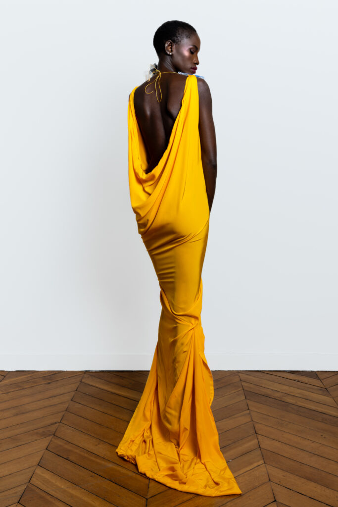 Angelo-Fair-Couture-Yellow-Painting the Moon Couture Collection SS 2025 Feuza DIOUF - Couture Dress 