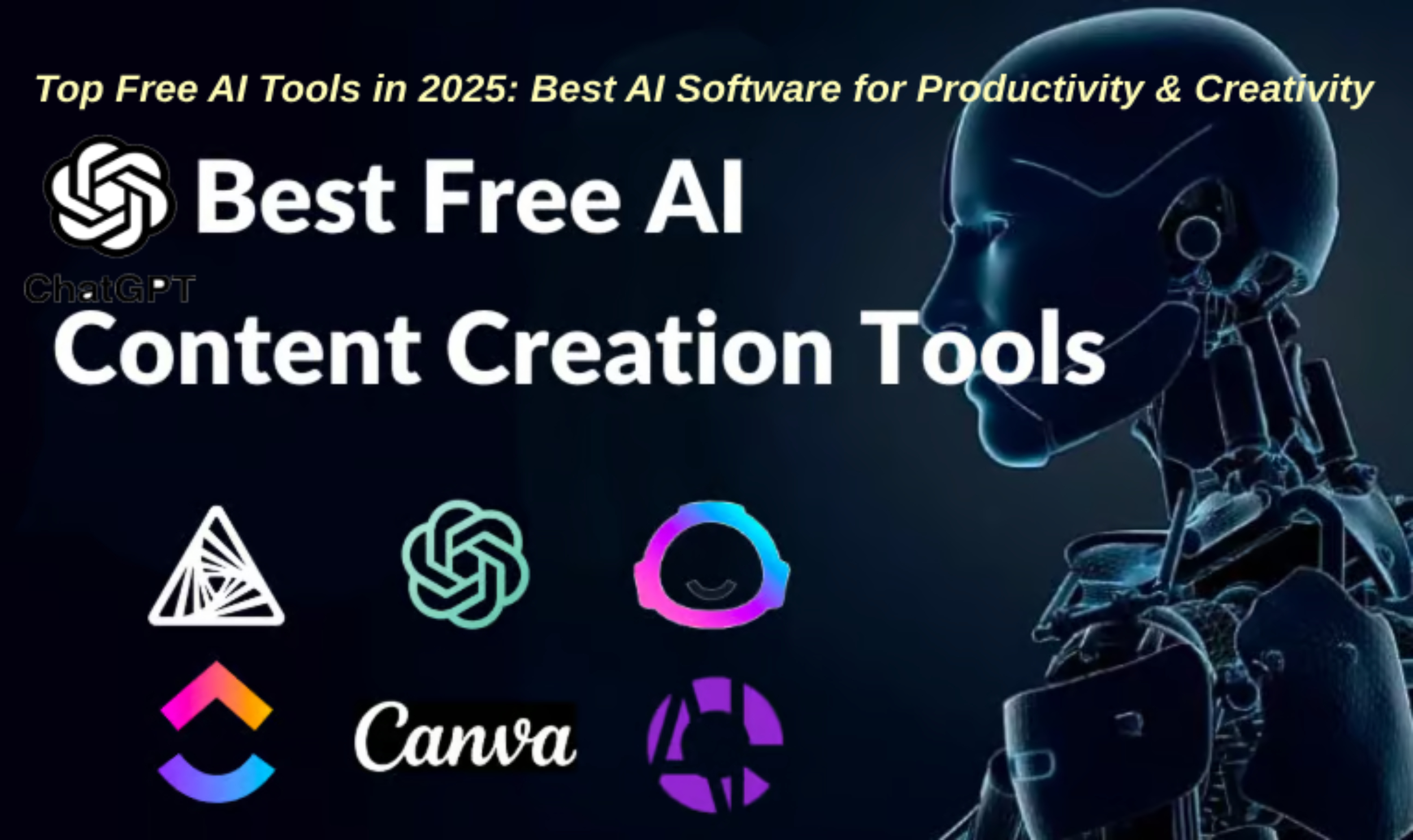 BEST FREE AI CONTENT CREATION TOOLS 2025
