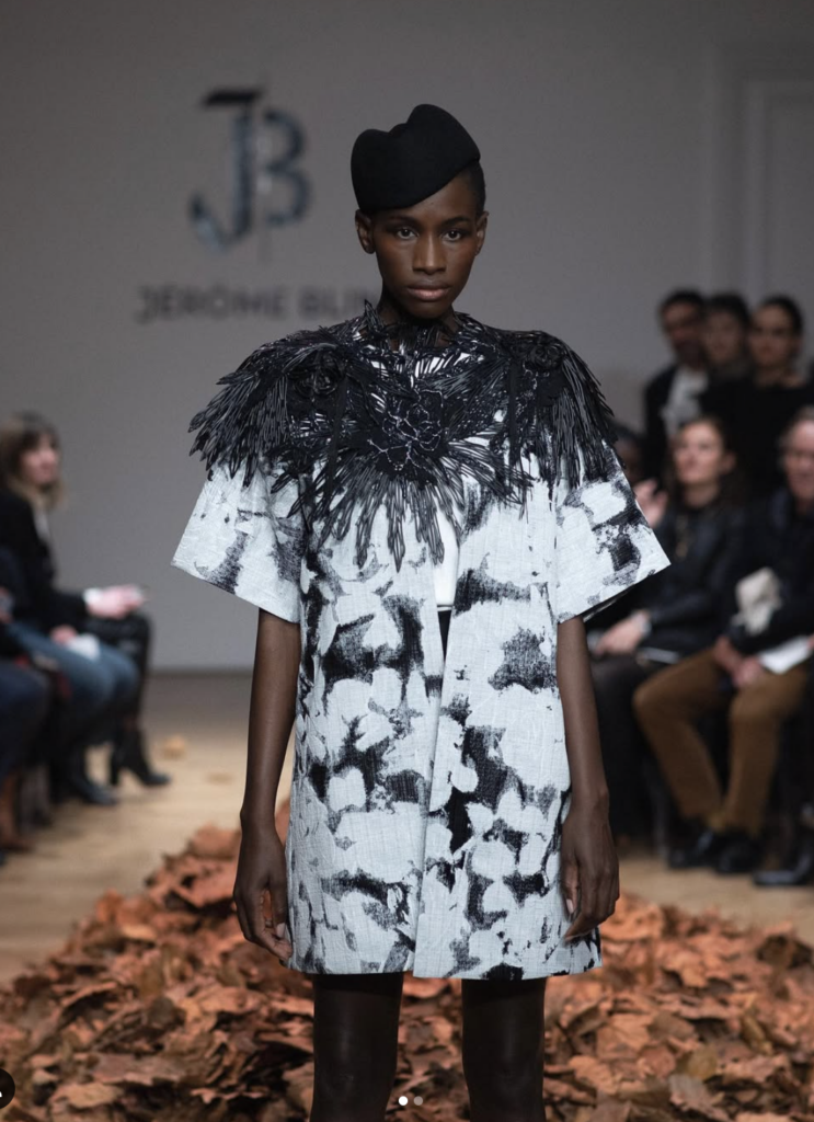 Feuza Diouf Shines at Paris Fashion Week: Jérôme Blin's SS25 'Emergence' Collection"
