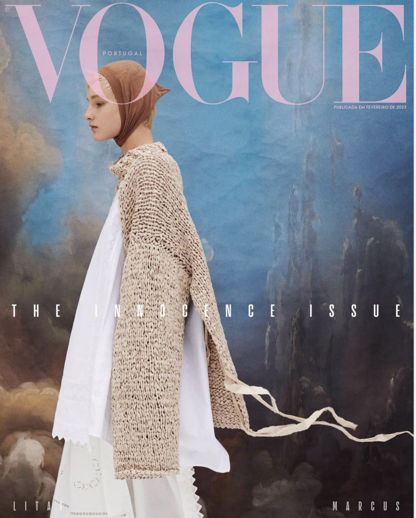 Branislav Simoncik photographed an editorial for Vogue Portugal's February 2023 issue, titled The Innocence Issue.