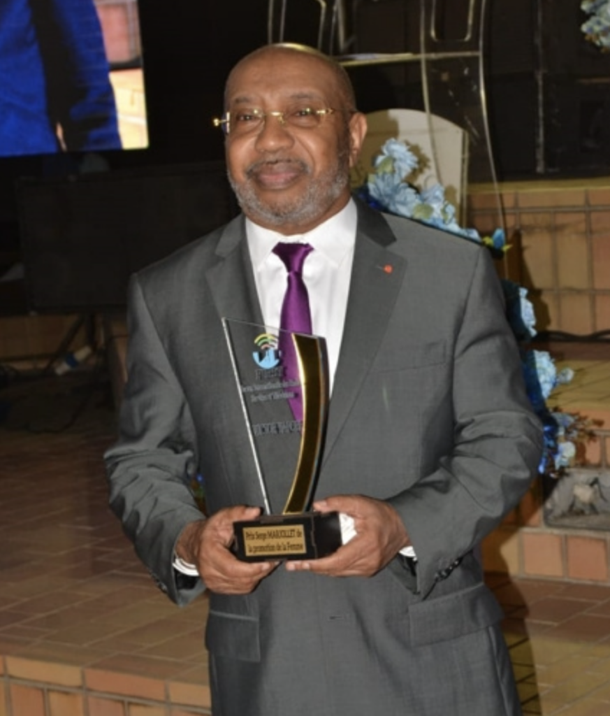 Victor YAPOBI received Serge MARJOLLET Prize for the Promotion of Women March 10 2023